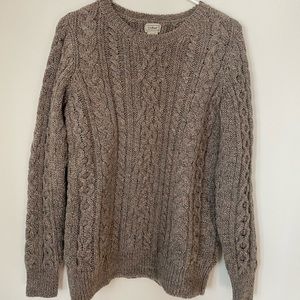 LL Bean Ireland Wool Sweater- medium